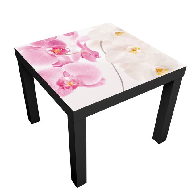 Möbelfolie für IKEA Lack - Klebefolie Delicate Orchids