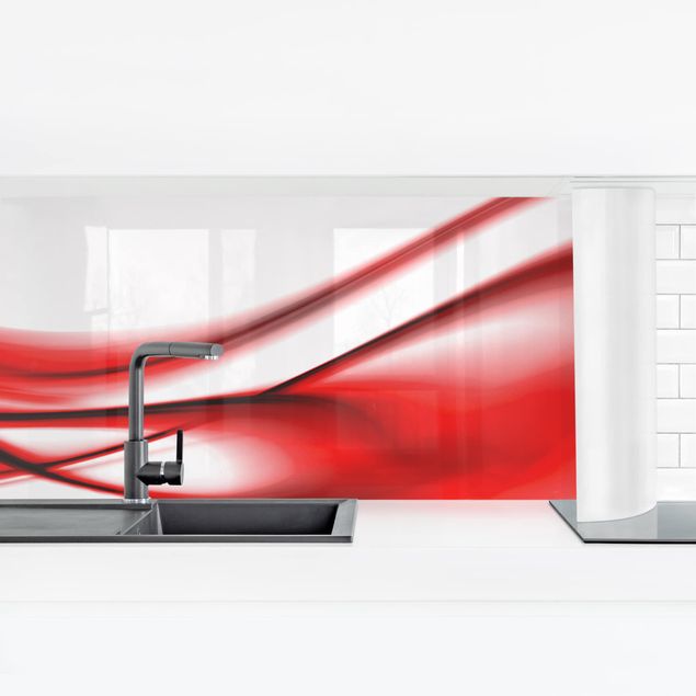Küchenrückwand - Red Touch