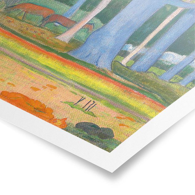 Poster - Paul Gauguin - Waldlandschaft - Hochformat 3:2