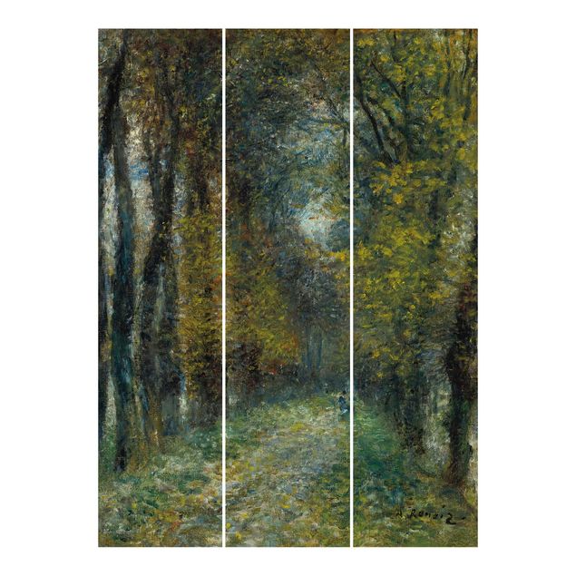 Schiebegardinen Set - Auguste Renoir - Die Allee - Flächenvorhänge