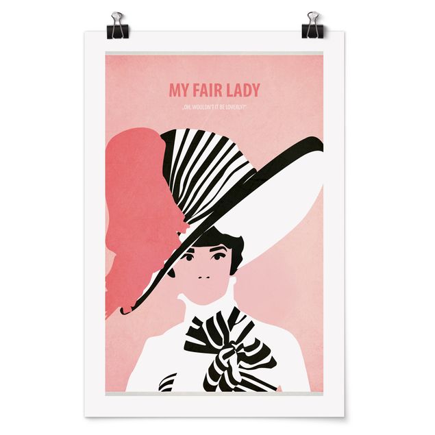 Poster - Filmposter My fair Lady - Hochformat 3:2