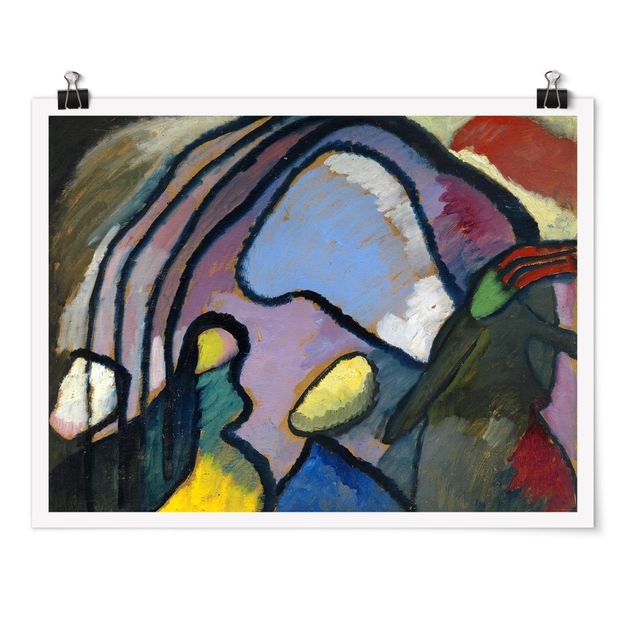 Poster - Wassily Kandinsky - Improvisation - Querformat 3:4