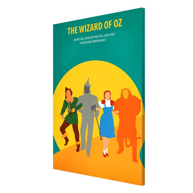 Magnettafel - Filmposter The Wizard of Oz - Memoboard Hochformat 3:2