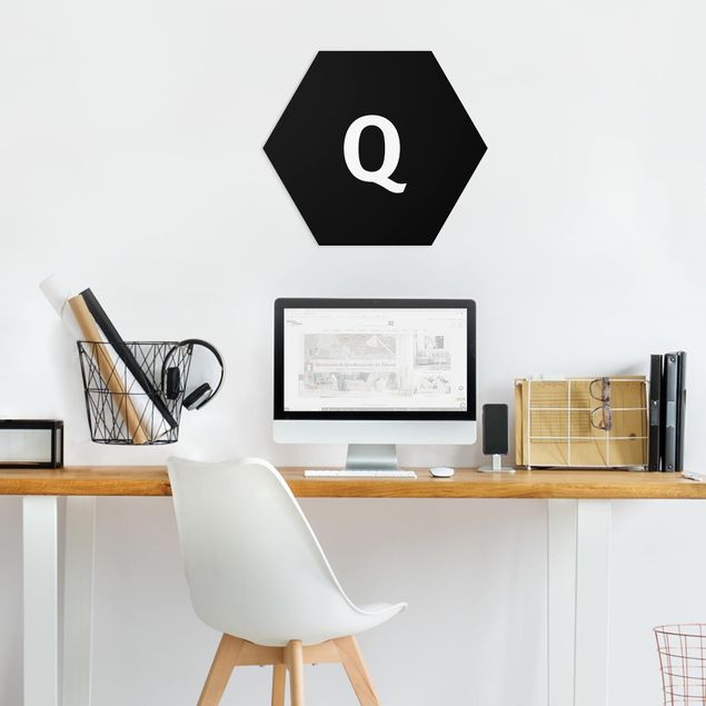 Hexagon Bild Forex - Buchstabe Schwarz Q