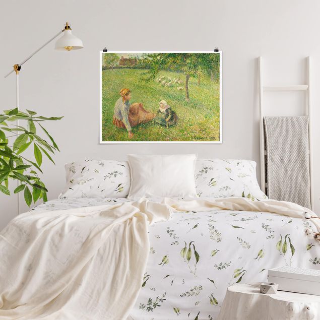 Poster - Camille Pissarro - Gänsehirtin - Querformat 3:4