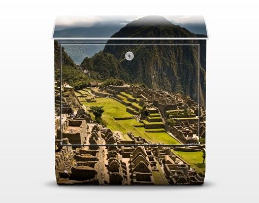 Briefkasten mit Zeitungsfach - Machu Picchu - Wandbriefkasten