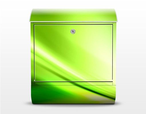 Briefkasten mit Zeitungsfach - Green Valley - Briefkasten modern grün