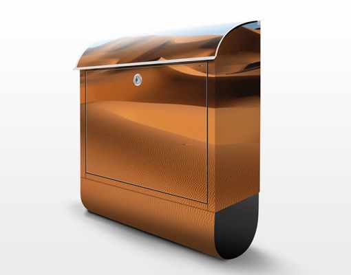 Briefkasten mit Zeitungsfach - Desert Dunes - Hausbriefkasten Orange