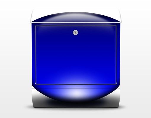 Wandbriefkasten - Magical Blue Ball - Briefkasten Blau