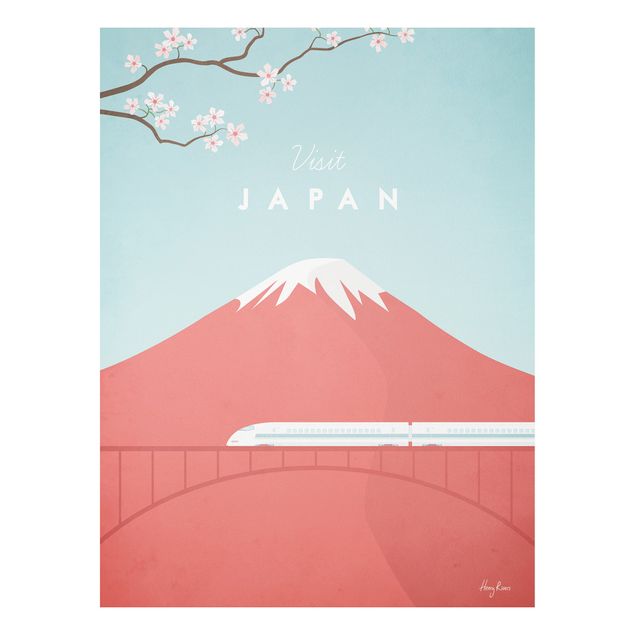 Forex Fine Art Print - Reiseposter - Japan - Hochformat 4:3