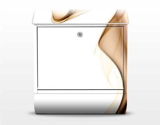 Briefkasten mit Zeitungsfach - Golden Nebula - Briefkasten modern