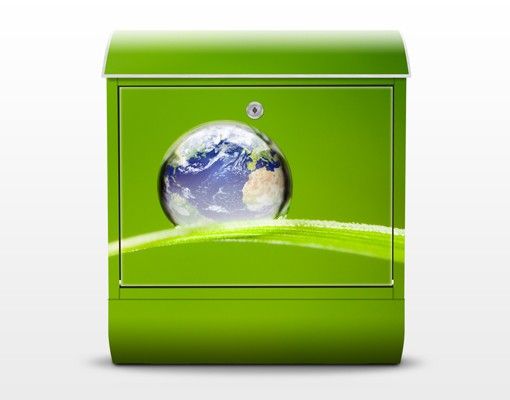 Wandbriefkasten - Grüne Hoffnung - Briefkasten Grün