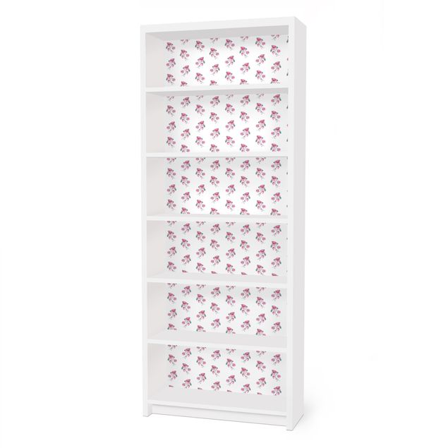 Möbelfolie für IKEA Billy Regal - Klebefolie Englische Teerosen