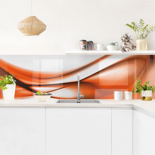 Küchenrückwand - Orange Touch