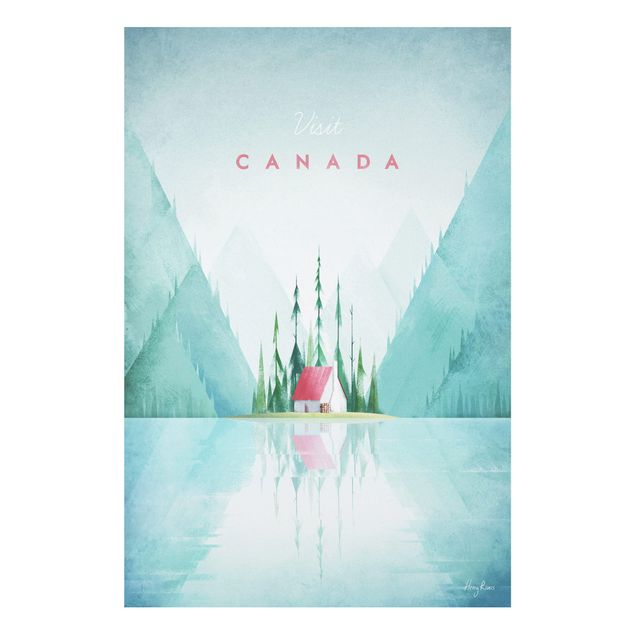 Forex Fine Art Print - Reiseposter - Canada - Hochformat 3:2