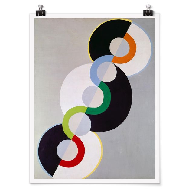 Poster - Robert Delaunay - Endloser Rhythmus - Hochformat 3:4