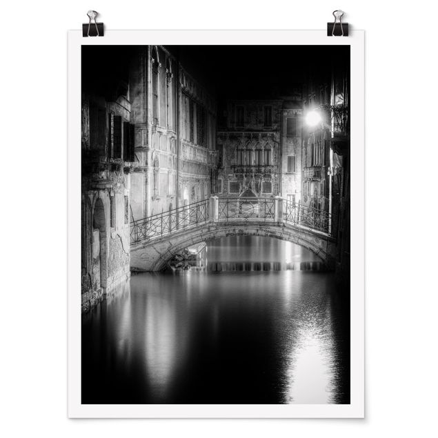 Poster - Brücke Venedig - Hochformat 3:4