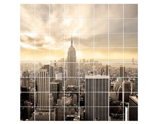 Fliesenbild - Manhattan Dawn