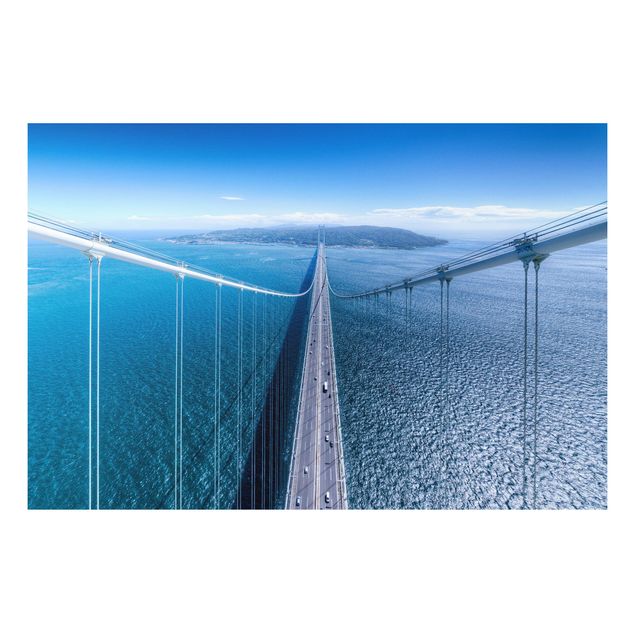 Forex Fine Art Print - Brücke zur Insel - Querformat 2:3
