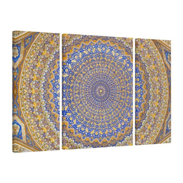 Leinwandbild 3-teilig - Dome of the Mosque - Triptychon
