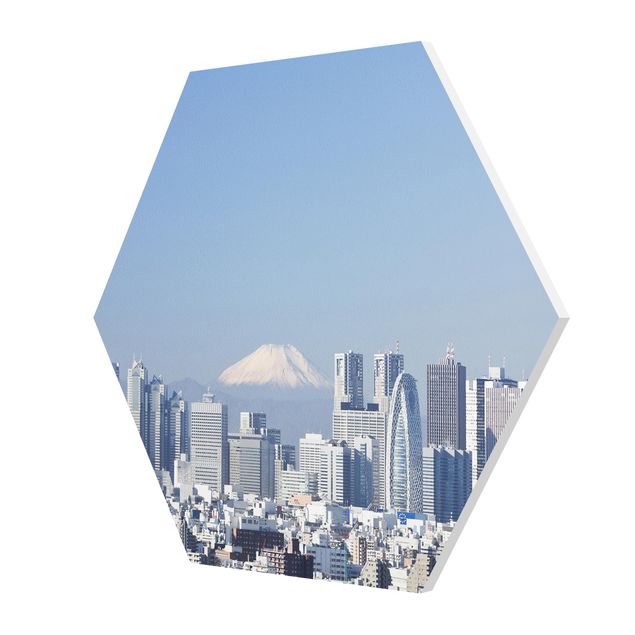 Hexagon Bild Forex - Tokio vor dem Fuji
