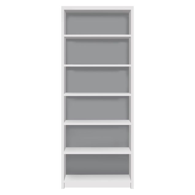 Möbelfolie für IKEA Billy Regal - Klebefolie Colour Cool Grey