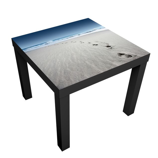 Möbelfolie für IKEA Lack - Klebefolie Spuren im Sand