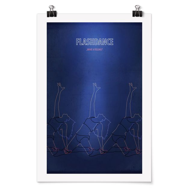 Poster - Filmposter Flashdance - Hochformat 3:2