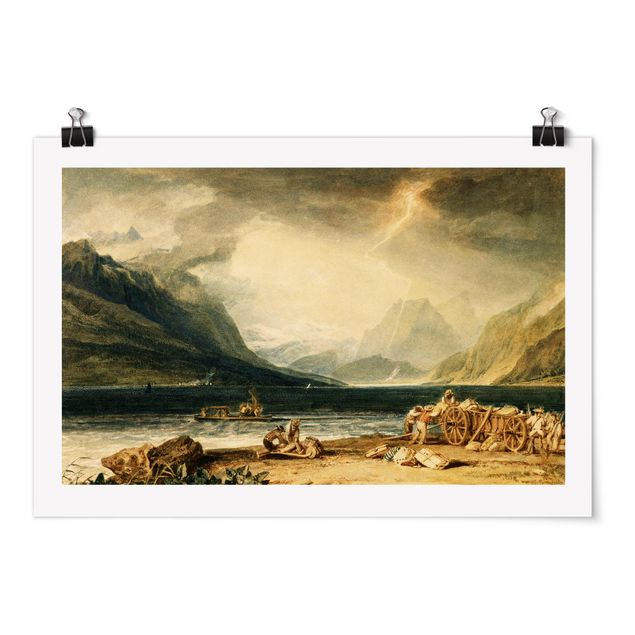 Poster - William Turner - Thunersee - Querformat 2:3