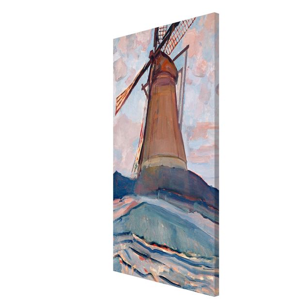 Magnettafel - Piet Mondrian - Windmühle - Memoboard Hochformat 4:3