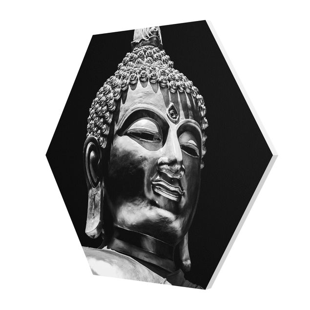 Hexagon Bild Forex - Buddha Statue Gesicht