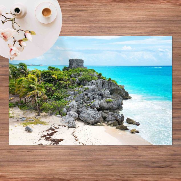 Moderne Teppiche Karibikküste Tulum Ruinen