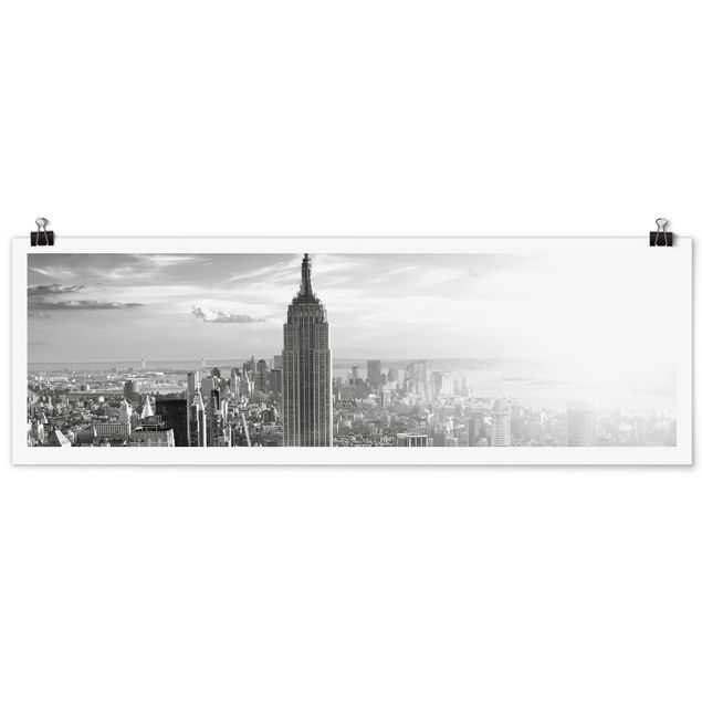 Poster - Manhattan Skyline - Panorama Querformat