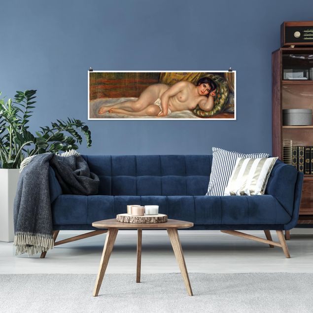 Poster - Auguste Renoir - Liegender Akt - Panorama Querformat