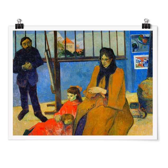 Poster - Paul Gauguin - Familie Schuffenecker - Querformat 3:4