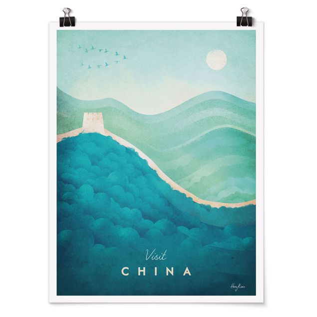 Poster - Reiseposter - China - Hochformat 4:3