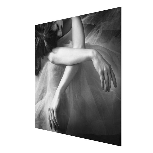 Forex Fine Art Print - Die Hände einer Ballerina - Quadrat 1:1