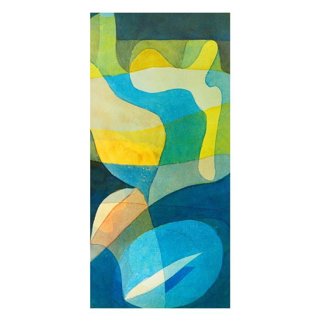 Magnettafel - Paul Klee - Lichtbreitung - Memoboard Panorama Hochformat 2:1