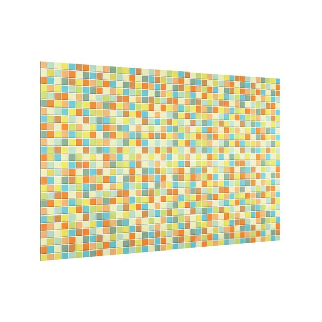 Spritzschutz Glas - Mosaikfliesen Sommerset - Querformat - 3:2