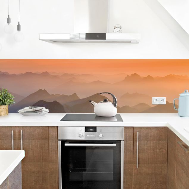 Küchenrückwand - Blick von der Zugspitze