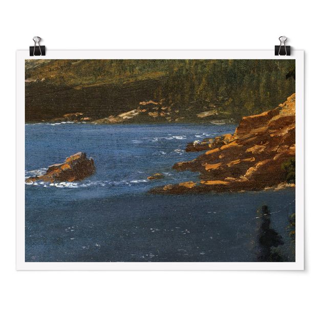 Poster - Albert Bierstadt - California Coast - Querformat 3:4