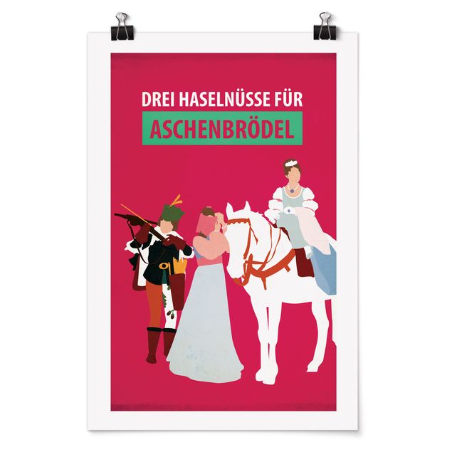 Poster - Filmposter Drei Haselnüsse für Aschebrödel - Hochformat 3:2