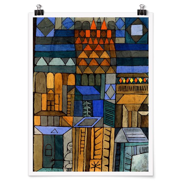 Poster - Paul Klee - Beginnende Kühle - Hochformat 3:4