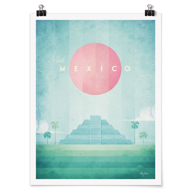 Poster - Reiseposter - Mexiko - Hochformat 4:3