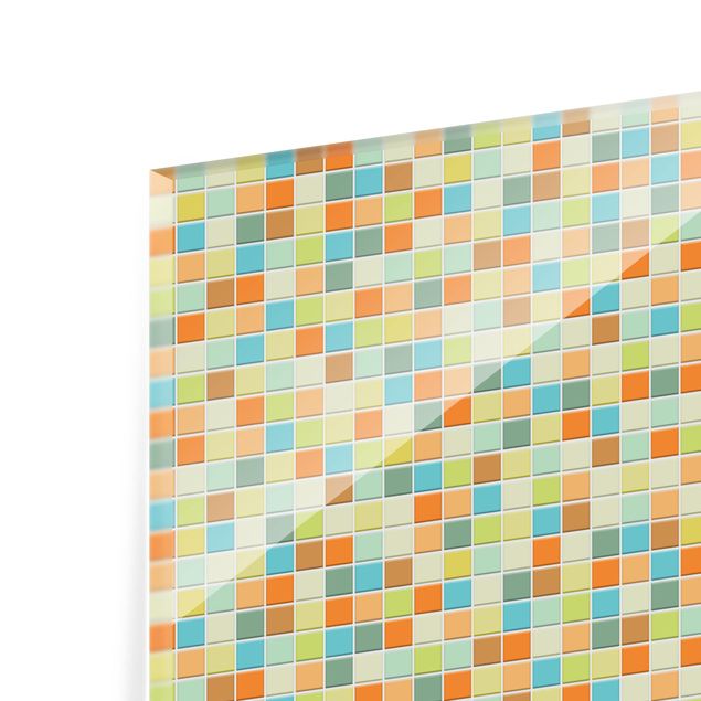 Spritzschutz Glas - Mosaikfliesen Sommerset - Querformat - 3:2