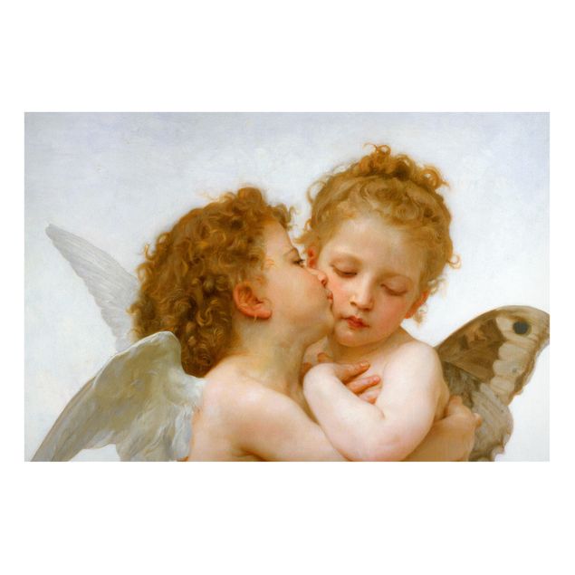 Magnettafel - William Adolphe Bouguereau - Der erste Kuss - Memoboard Querformat 2:3