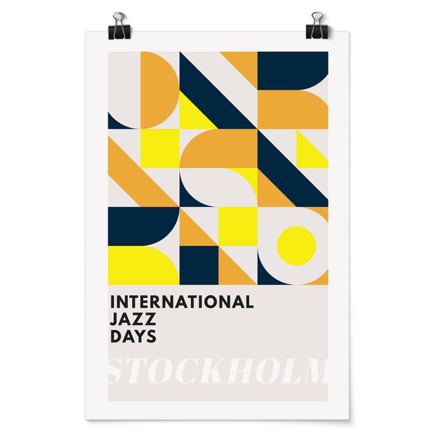 Poster - Jazz Days Stockholm - Hochformat 3:2
