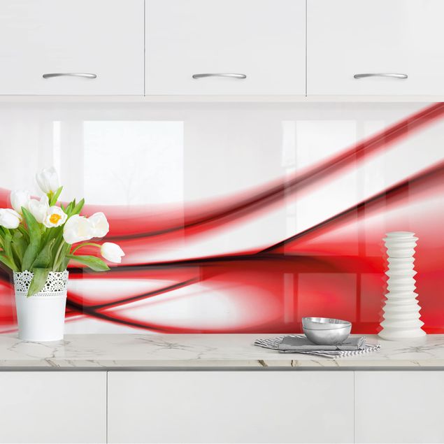 Küchenrückwand - Red Touch