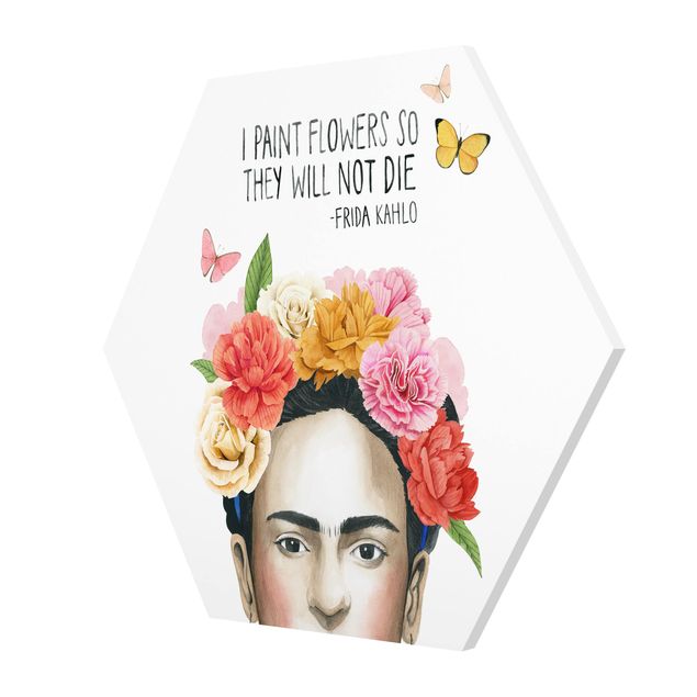 Hexagon Bild Forex - Fridas Gedanken - Blumen