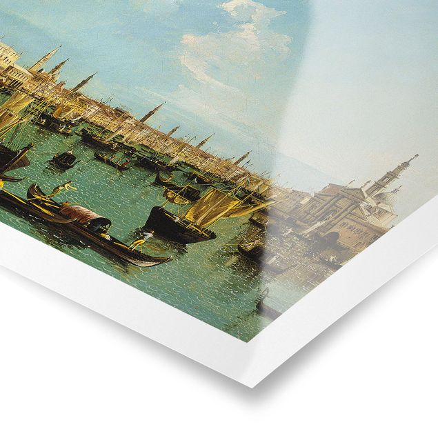 Poster - Bernardo Bellotto - Bacino di San Marco Venedig - Querformat 2:3